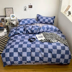 Komplet poszewek w kratę