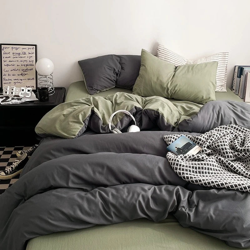 Zestaw poszewek - prześcieradło, poduszki i kołdra