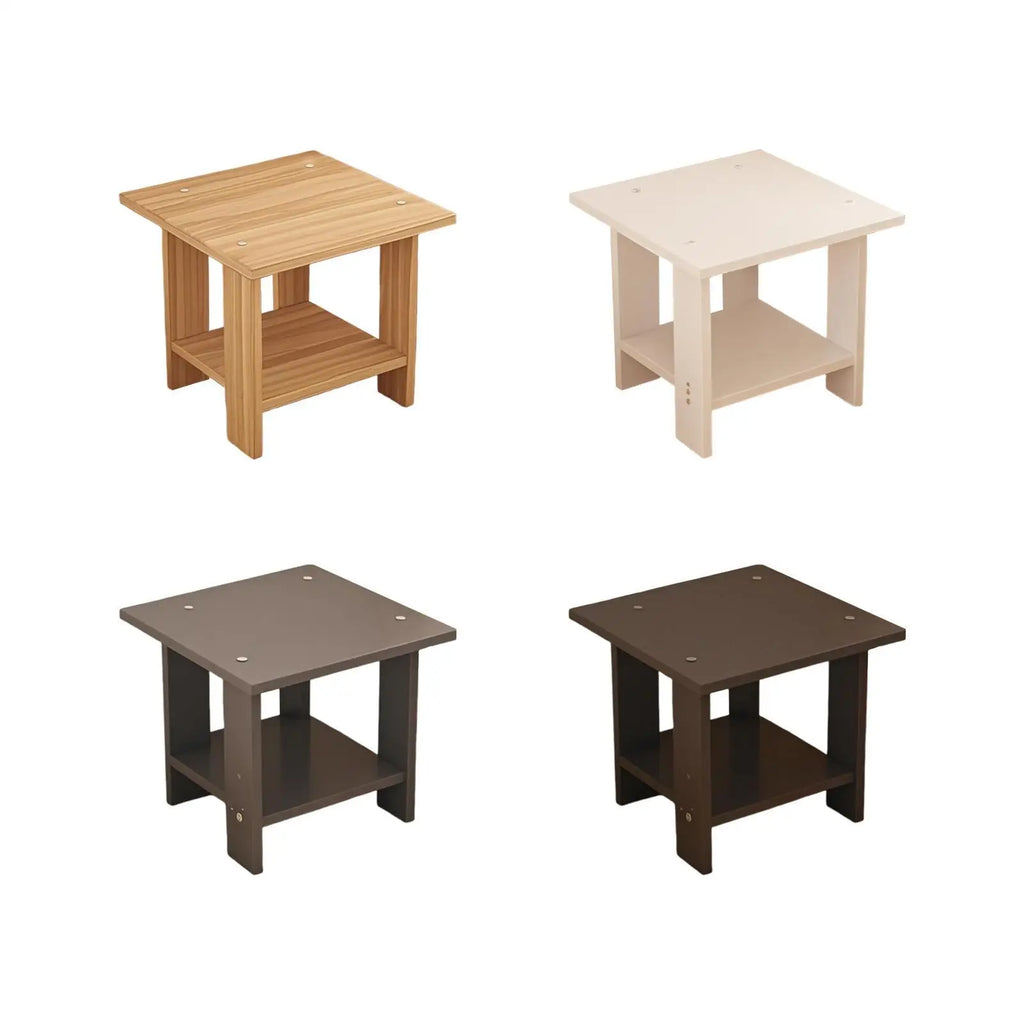 Nowoczesny, dwupoziomowy stolik nocny