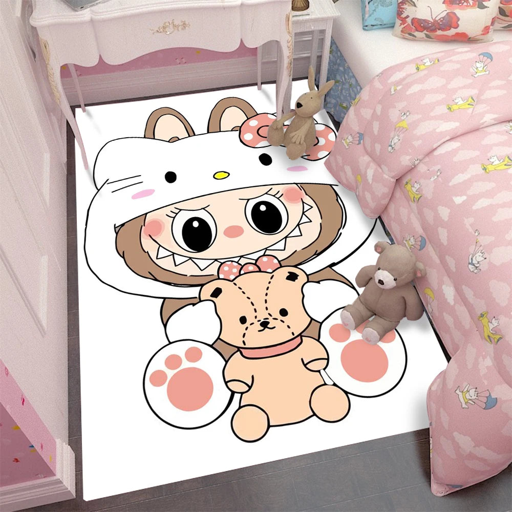 Puszysty Dywan z Bajkowym Stworkiem