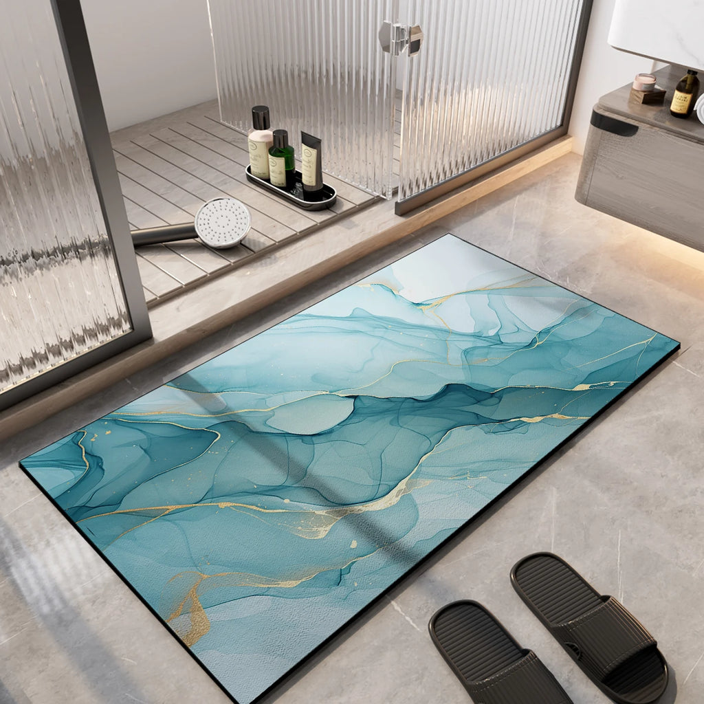 Szybkoschnąca mata łazienkowa z ziemi okrzemkowej