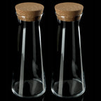 Karafka szklana "Kadax" z korkowym zamknięciem - 1L