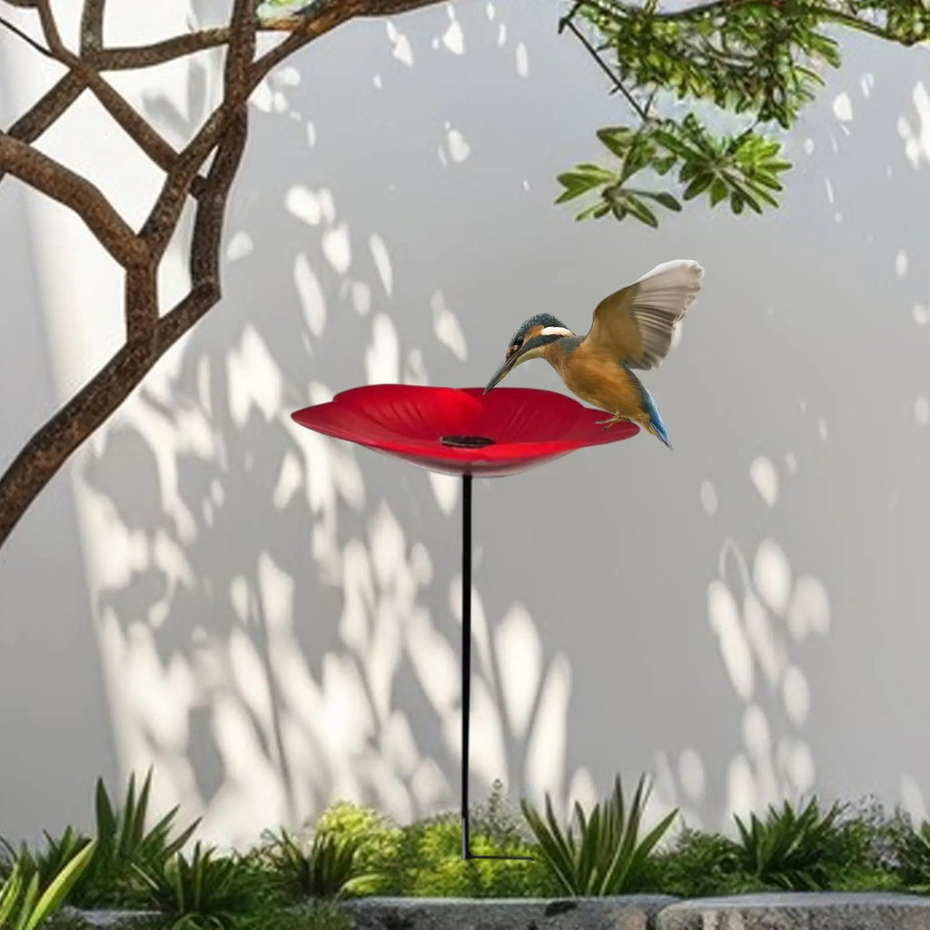 Poidło i Karmnik dla Ptaków Ogrodowe Kwiat