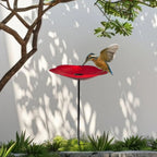 Poidło i Karmnik dla Ptaków Ogrodowe Kwiat