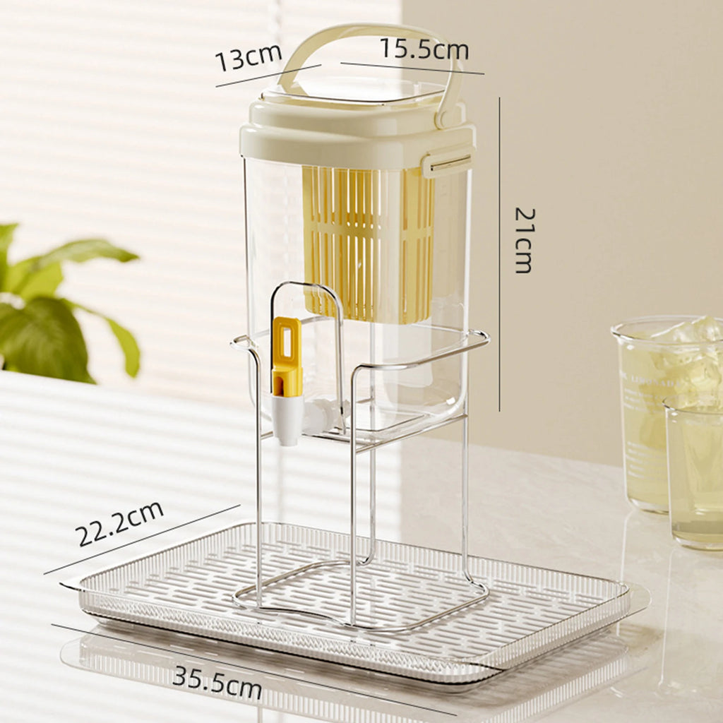 Dzbanek 2L z kranem i stojakiem - Idealny do napojów