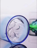 Szklanka ze wzorem góry ze szkła borokrzemowego