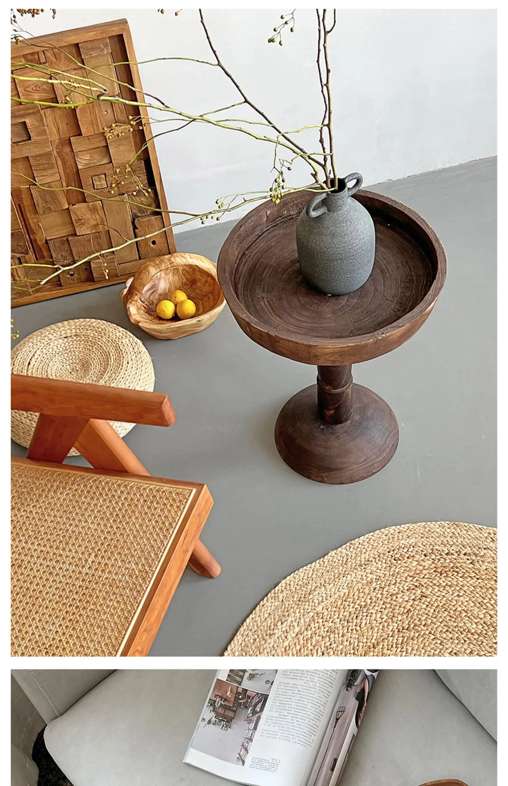 Rustykalny stolik kawowy