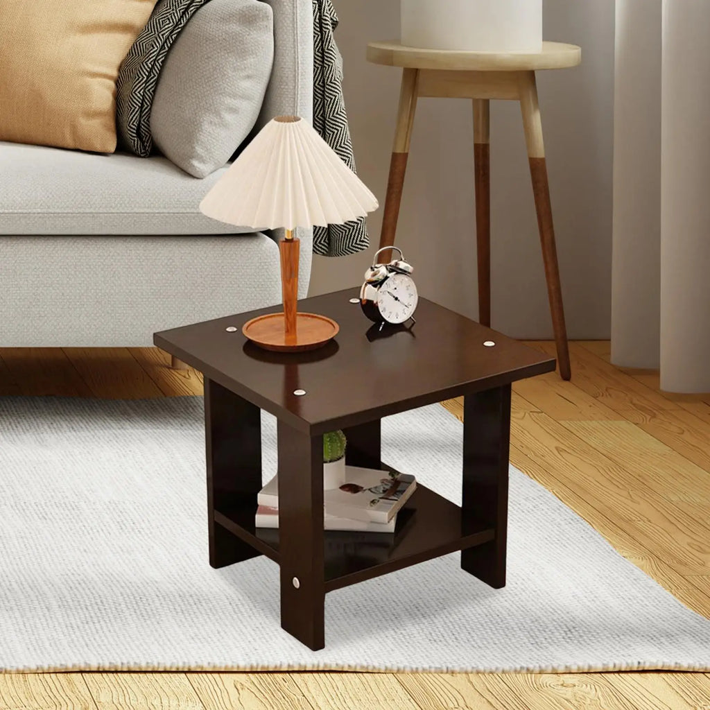 Nowoczesny, dwupoziomowy stolik nocny