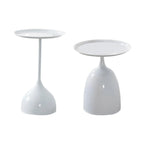 Skandynawski stolik kawowy w kształcie kieliszka