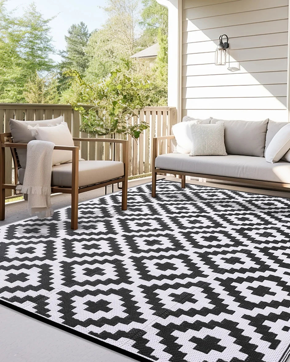 Dwustronny dywan w amerykańskim stylu