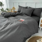 Komplet poszewek w kolorze szarym