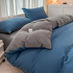 Miękki i oddychający komplet poszewek i prześcieradło w różnych kolorach