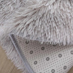 Okrągły, puszysty dywan