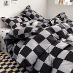 Komplet poszewek w kratę