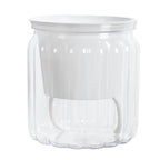 Szklany wazon w nowoczesnym stylu