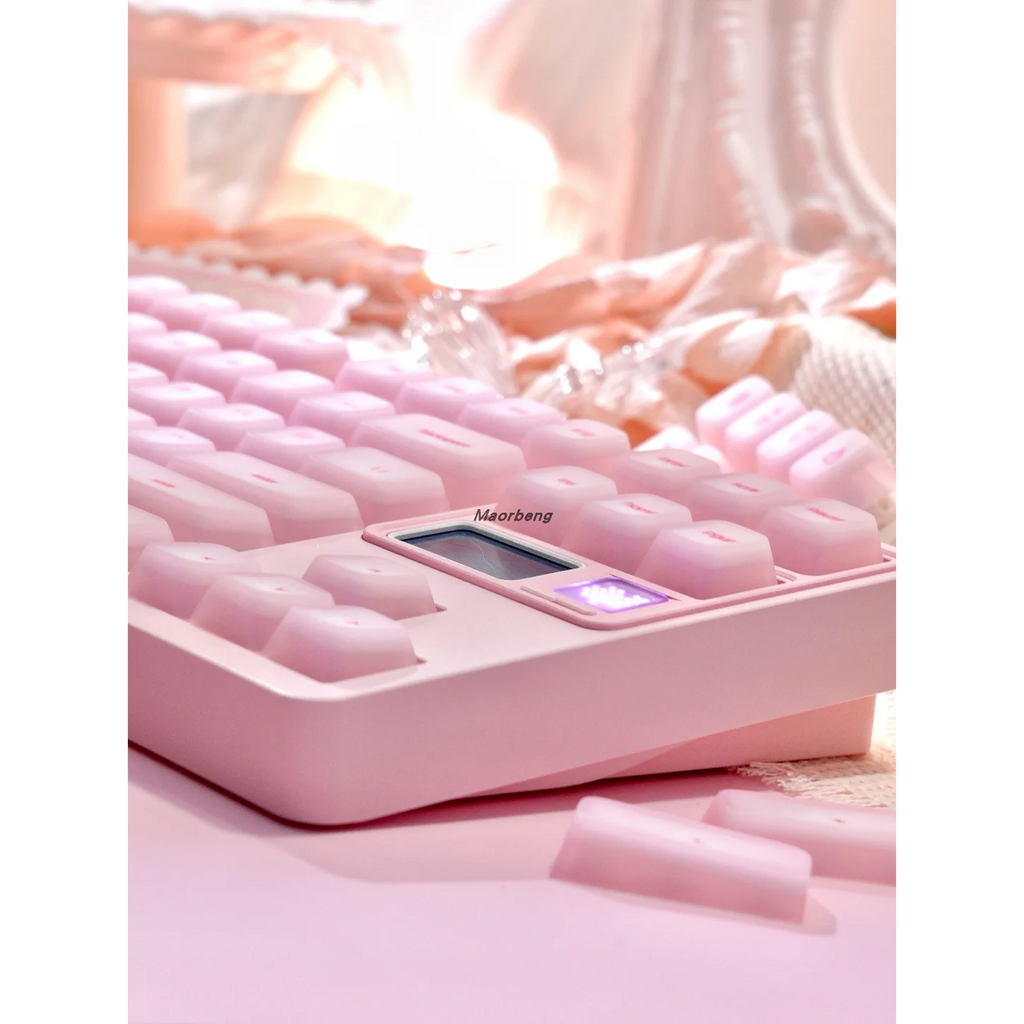 Różowa Klawiatura Mechaniczna