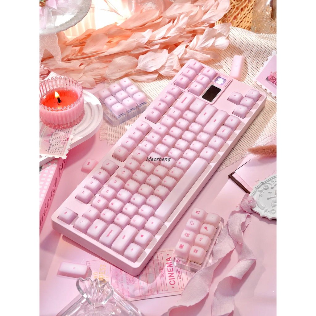 Różowa Klawiatura Mechaniczna