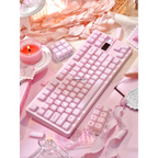 Różowa Klawiatura Mechaniczna
