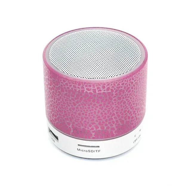 Głośnik Bluetooth Efektem Pęknięć i Oświetleniem LED