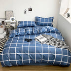 Komplet poszewek w kratę