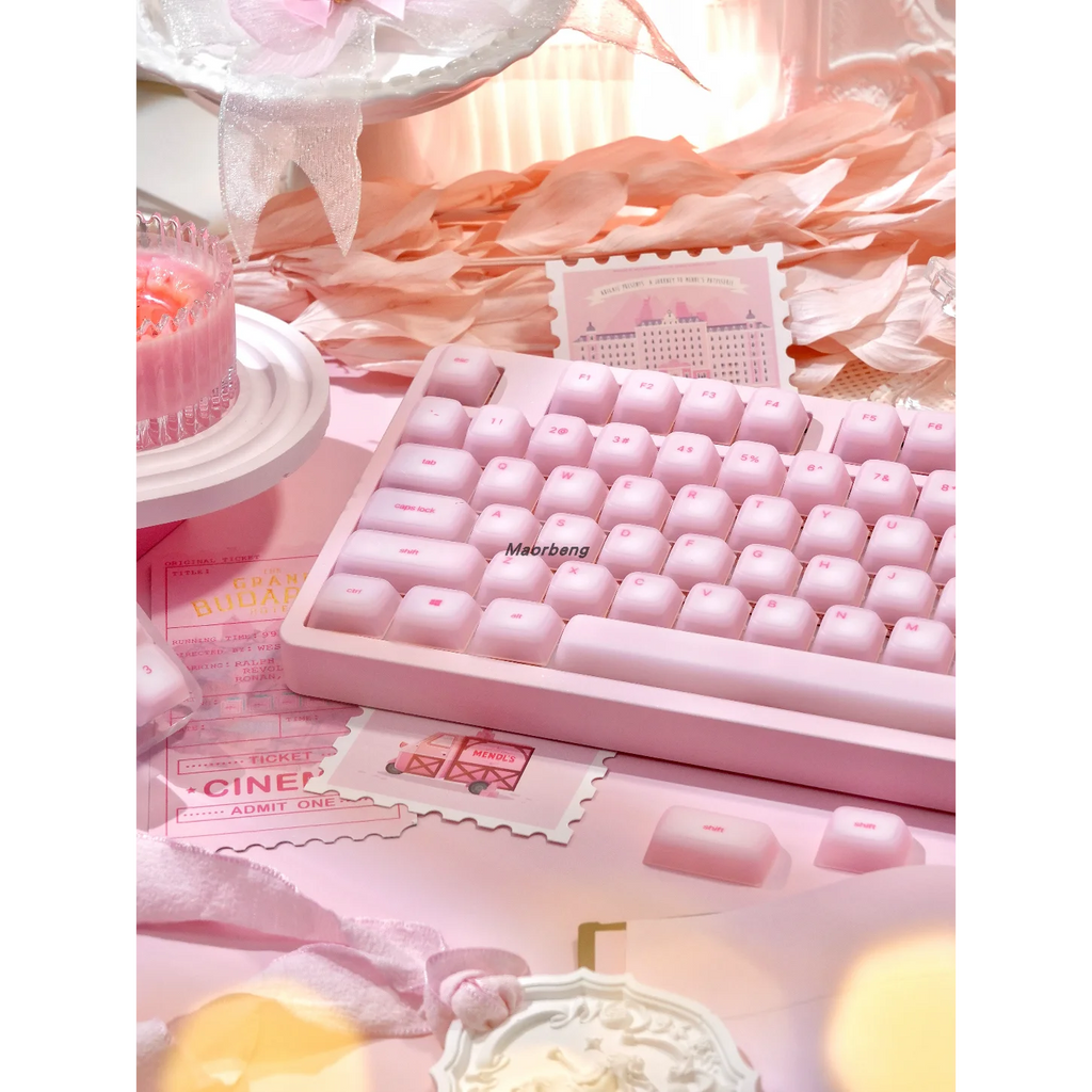 Różowa Klawiatura Mechaniczna