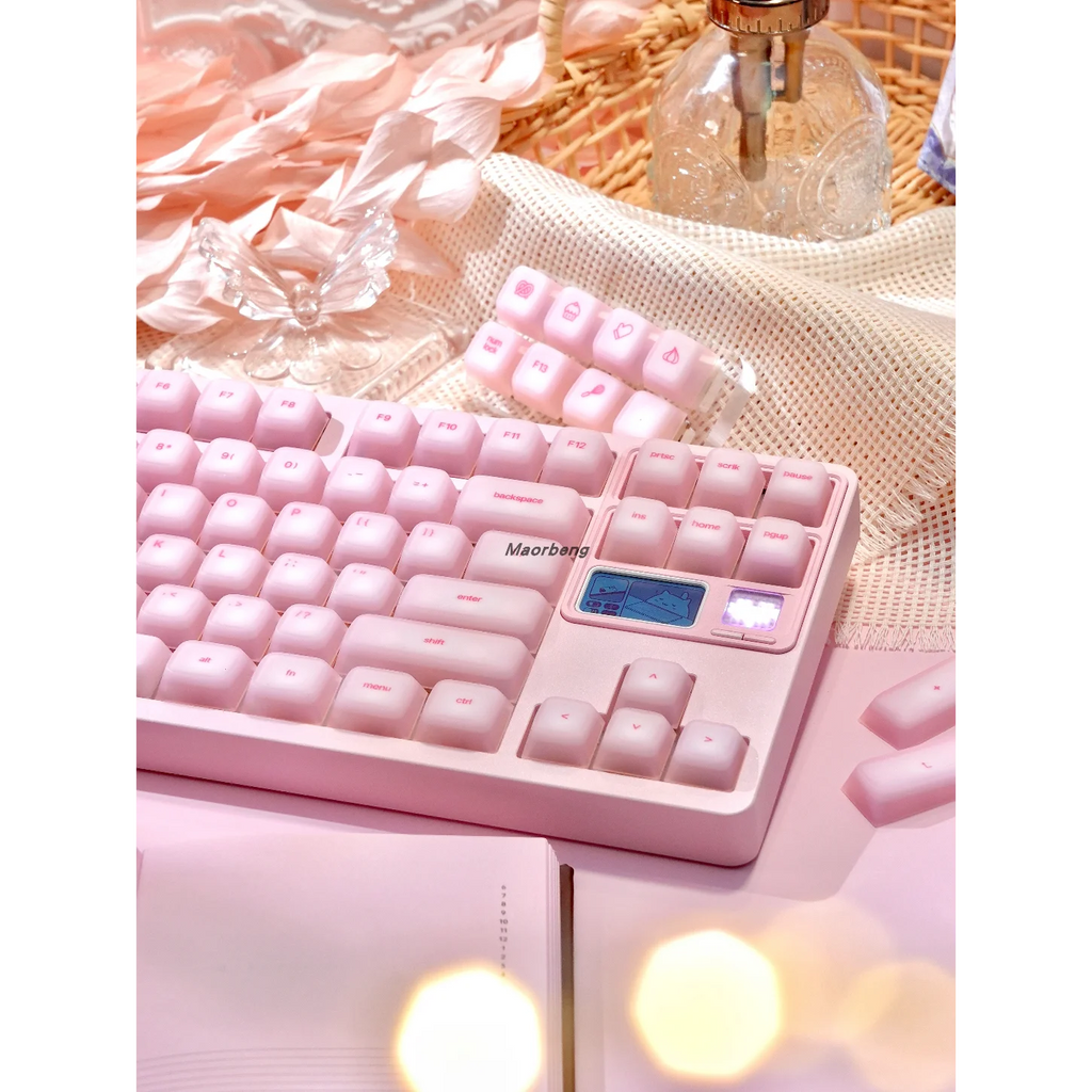 Różowa Klawiatura Mechaniczna