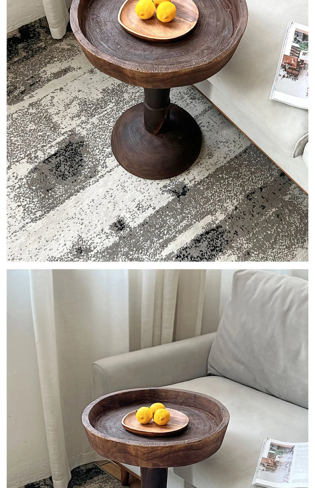 Rustykalny stolik kawowy