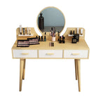 Toaletka z 3 szufladami i lustrem