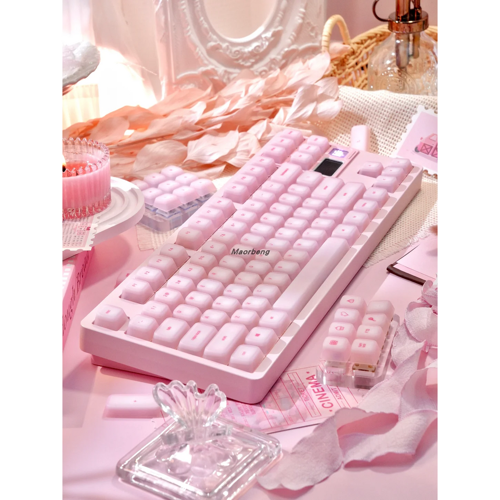 Różowa Klawiatura Mechaniczna
