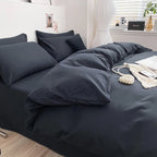 Miękki i oddychający komplet poszewek i prześcieradło w różnych kolorach