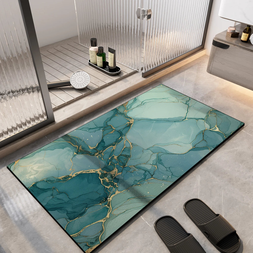 Szybkoschnąca mata łazienkowa z ziemi okrzemkowej