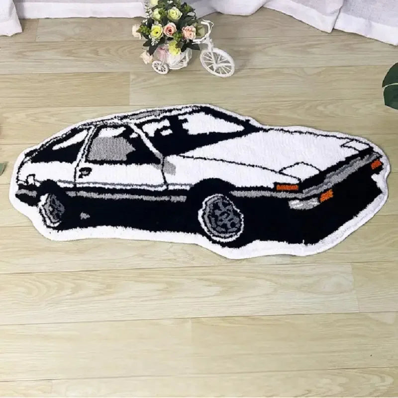 Dywan w Kształcie Samochodu z Anime