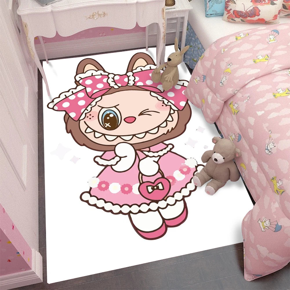 Puszysty Dywan z Bajkowym Stworkiem