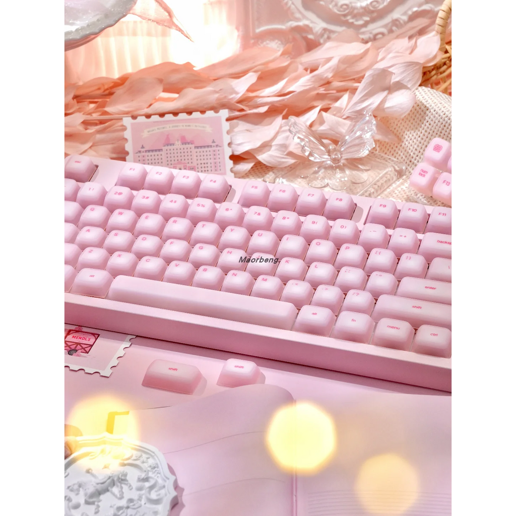 Różowa Klawiatura Mechaniczna