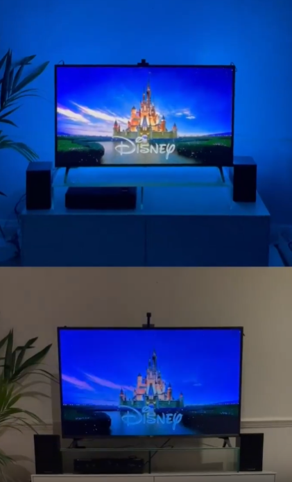 Inteligentne oświetlenie TV RGB zsynchronizowane z obrazem